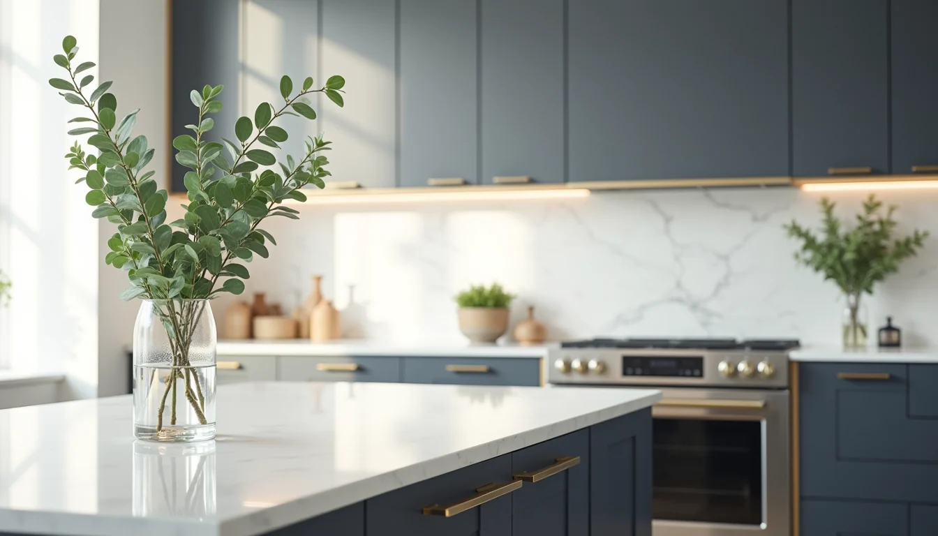 Cocina moderna impecable — limpieza profunda Total Care RD